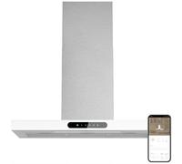 Ciarra CD9102W Cappa Aspirante con Touch Control e Wifi 90cm 650m3/h Classe A+++ Bianco