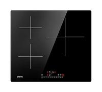 Ciarra Piano Cottura 3 Fuochi 60CM 6600W | PowerBoost, Accelera il Processo di Cottura, TouchSelect,Timer, CBBIH3B