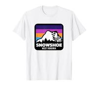 Ciaspole West Virginia Sci Snowboard Sci Famiglia Sci Maglietta