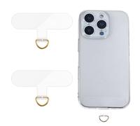 CIATBYYJ 2 pezzi di supporto per cellulare in acciaio inox universale, ultra sottile, trasparente, multifunzione, per la maggior parte degli smartphone, ORO TRASPARENTE, Normalität