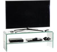 Ciatti Mobile Porta TV Supporto per Televisori Cristallo 2 Ripiani Glass 130