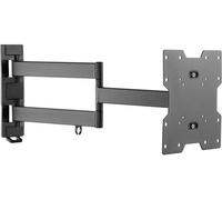 Ciatti Supporto TV Braccio a Muro per Televisori da 24 a 50 Peso Max 35 kg Vesa 100x100 200x200 colore Nero - LONG200