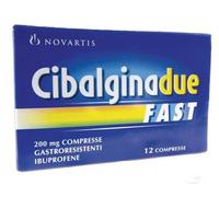 CIBALGINA DUE FAST*12CPR 200MG