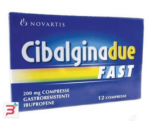 CIBALGINA DUE FAST*12CPR 200MG