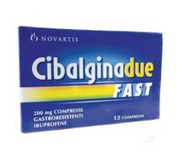 CIBALGINA DUE FAST*12CPR 200MG