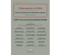 Ciberspazio e diritto. Il GDPR: una nuova era per la protezione dei dati? (2018). Vol. 1-2