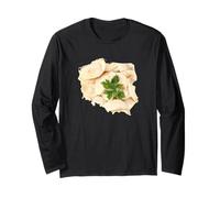 Cibi incredibili del mondo Umorismo - Poland Pierogies Maglia a Manica