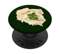 Cibi incredibili del mondo Umorismo - Poland Pierogies PopSockets PopGrip Adesivo