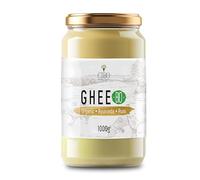 Cibo Burro Ghee Biologico 1kg - Burro Chiarificato Ghee - Latte di Parma e Reggio Emilia - Prodotto in Italia - Mucche al Pascolo - Punto di Fumo 240 -