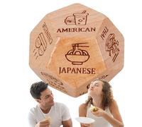 Cibo dadi: dadi da asporto, dadi decisionali per coppie | Dadi per appuntamenti notturni, set regalo di dadi decisione cibo per coppie, dadi da fidanzato e marito, dadi riutilizzabili pa