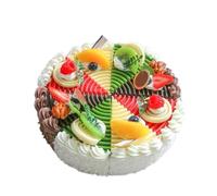 cibo finto. Food 8Pcs Fake Slice Cake Fake Food Shop Cake Display Party Decoration Slice Faux Cake Model Fake Desserts