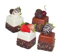 cibo finto. Food 8pcs Simulation Cake Dessert Shop Props Cake Models Cake Props Home Decorative Fake Desserts