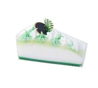 cibo finto. Food Faux Slice Cake Artificial Desserts Shop Cake Display Model For Home Decor Photography Props Fake Desserts(D)