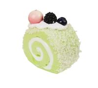 cibo finto. Food Realistic Cute Fake Cake For Display Roll Cake Model Photography Props For Bakery Display Fake Desserts(E)