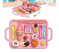 Cibo giocattolo - PP 27,4x17 cm | Gioca agli di Cibo con un Set di Giocattoli di Alimentazione di Simulazione di 15 Pezzi, Giocattolo di Cibo per Cosplay, Cucina, Divertimento Educativo,
