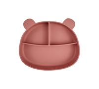 Cibo Grade Silicone Baby Dinning Vassoio Piatto Con Sezioni Divise E Tazza Di Ventosa Caratteristica Per Bambino 6 Mesi E Up Ovetto Da Viaggio
