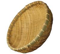 Cibo intrecciato cupola per alimenti per alimenti copertura in bambù piatto di