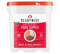 Cibo liofilizzato ReadyWise pacchetto alimentare - 80 porzioni carne e riso
