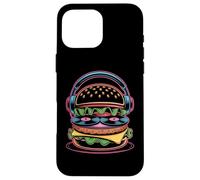 Cibo Musicale Dj Food Burger E Cuffie Custodia per iPhone 16 Pro Max