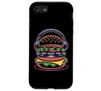 Cibo Musicale Dj Food Burger E Cuffie Custodia per iPhone SE (2020) / 7 / 8