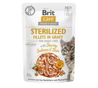 Cibo per gatti Brit Sterilized Salmone Tonno 85 g