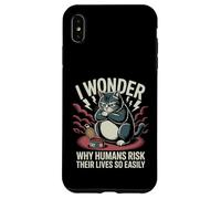 Cibo per gatti in scatola per gatti offeso Gattino esigente Custodia per iPhone XS Max