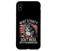 Cibo per gatti in scatola per gatti offeso Gattino esigente Custodia per iPhone XS Max