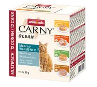 CIBO PER GATTI MANGIME UMIDO VARIETÀ MARINA 12 X 80 G CARNY OCEAN