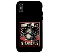 Cibo per gatti offeso Cibo per gatti esigente Custodia per iPhone X/XS