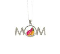 Cibo Pera Messico Cultura Elemento Illustrazione Festa della Mamma Regalo per Mamma Nana Nonna Collana Compleanno Gioielli, Medio