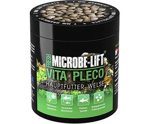 Cibo Pesci di Fondo Acquario 250 ml - Vita Pleco Loricaridi | Granuli da 6 mm pressati a freddo, senza spirulina, per pesci di fondo come ancistrus e corydoras