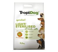 Cibo secco a basso contenuto calorico per cani adulti TROPIDOG PREMIUM LIGHT 2,5kg