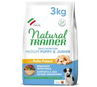 CIBO SECCO CANI CUCCIOLI MEDIUM JUNIOR ALIMENTO COMPLETO POLLO 3 KG NUTRIZIONE E