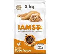 CIBO SECCO GATTINI 1 12 MESI POLLO FRESCO 3 KG ALIMENTO COMPLETO GATTO CUCCIOLO