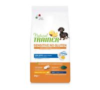 NATURAL TRAINER SENSITIVE ADULT MINI UOVO & CEREALI INTEGRALI 2 KG.
