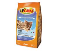 CROCCHETTE PER GATTI 1,5KG CON TONNO E SALMONE LeCHAT - ALIMENTO COMPLETO PER GATTI CON PESCE FRESCO - MONGE