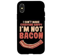 Cibo Sorriso CitazioneNon posso rendere tutti felici non sono pancetta Custodia per iPhone X/XS