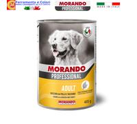 Cibo Umido Per Cani MORANDO ADULT Bocconi Patè Cane 405 400 gr Vitamine D3 E