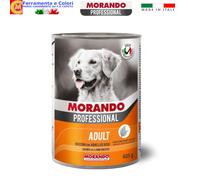 Cibo Umido Per Cani MORANDO ADULT Bocconi Patè Cane 405 400 gr Vitamine D3 E