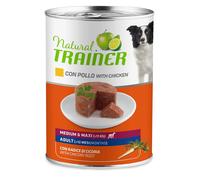 Cibo umido per cani Natural Trainer medium&maxi adult pollo lattina
