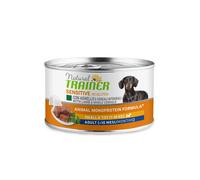 Cibo umido per cani Natural Trainer sensitive agnello&cereali integrali 150 g