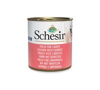 Cibo umido per cani Schesir Pollo con carote lattina 285 g