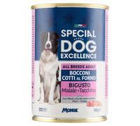 Cibo umido per cani Special dog excel bocc maiale/tacchino 400 g