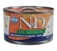 N&D DOG PUMPKIN PUPPY AGNELLO ZUCCA & MIRTILLO 140 GR.