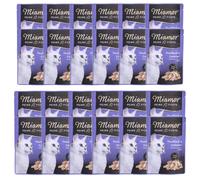 Cibo umido per gatti MIAMOR Feine Filets tonno con calamari 24x100g