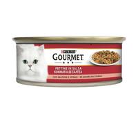 Cibo umido per gatti Purina Gourmet rosso salmone e spinaci 85 g