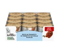 Cibo umido per gatti trancetti di tonno in salsa 70 g Oro