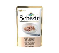 Cibo umido per gatto Schesir Tonnetto con salmone busta 85 g