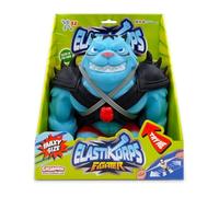 CICABOOM - Maxy Bengalax - Tigre giocattolo elastica allungabile con armatura removibile (23 cm x 2 Kg) - Elastikorps Fighter Extra Force - Idea regalo bambini - Esclusiva (Colore Azzurro)