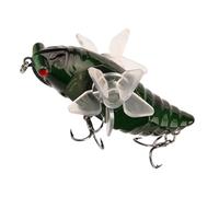Cicada Dishing Are - 7,5 cm di costumi di nuoto, esche realistiche di bassi, esche di acqua artificiale | per la durevoli per il lancio del lago Walleye Trout Casting Catturato s